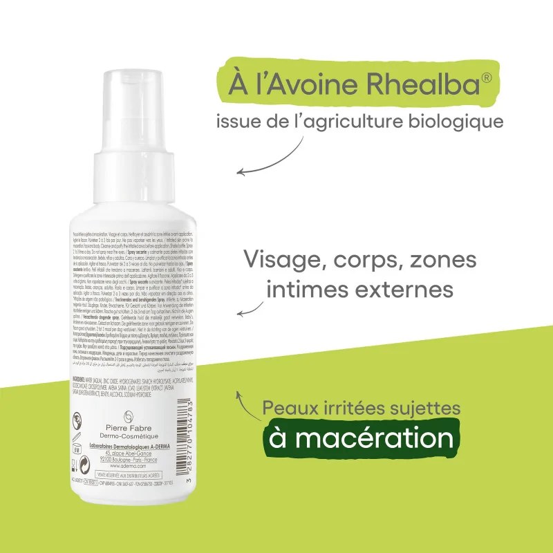 A-DERMA A-DERMA CYTELIUM SPRAY ASSECHANT 100ML — vue 5