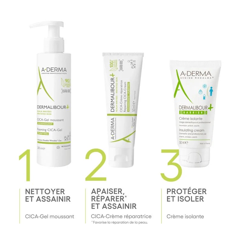 A-DERMA A-derma DERMALIBOUR+ CICA-Crème réparatrice assainissante50ml — vue 6