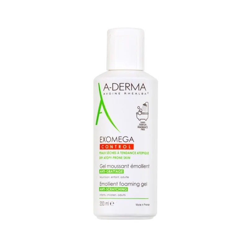 A-DERMA A-derma Exomega Gel moussant émollient anti-grattage 200 ml