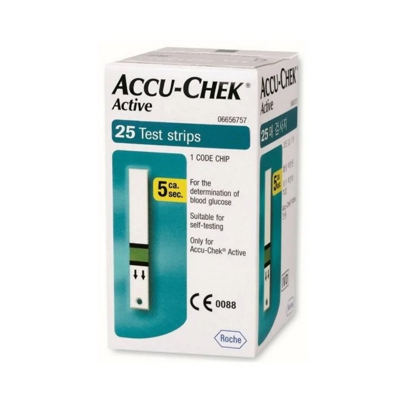 ACCU-CHEK ACCU-CHEK ACTIVE BANDELETTES /25