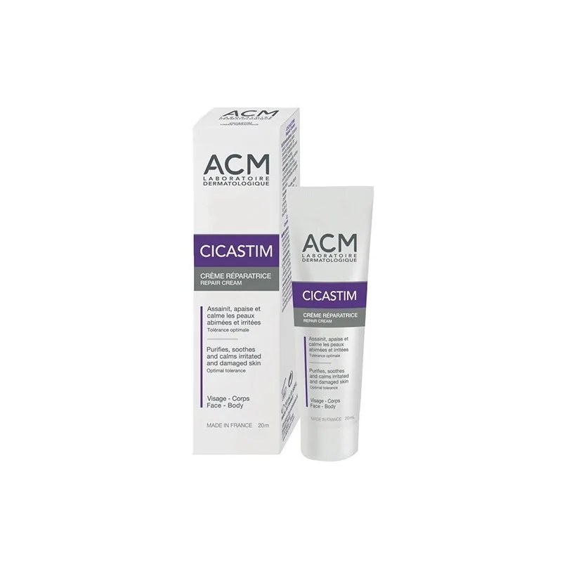 ACM ACM CICASTIM CRÈME RÉPARATRICE APAISANTE VISAGE ET CORPS 20 ML