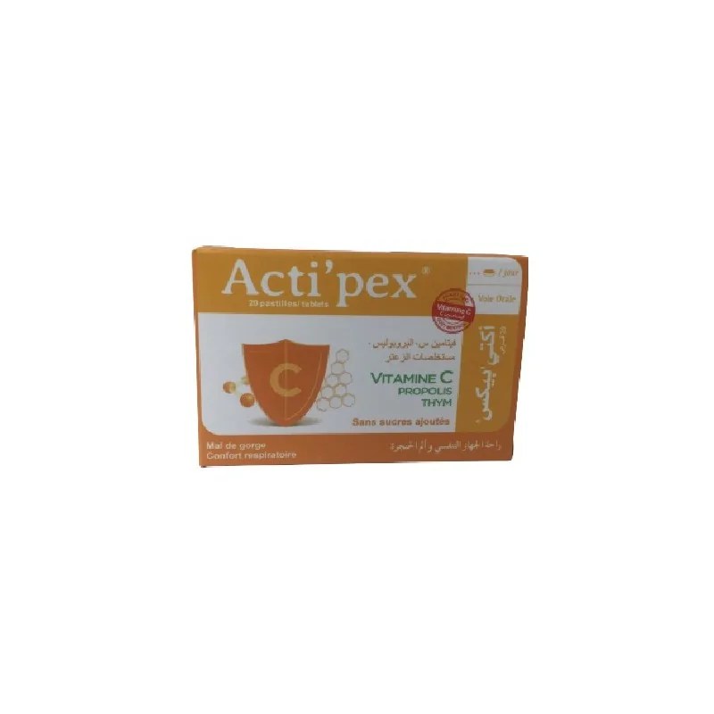 Acti’pex Acti’pex Vitamine C propolis 20 pastilles