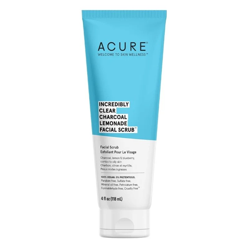 ACURE Acure Incredibly Clear Charcoal Lemonade Facial Scrub