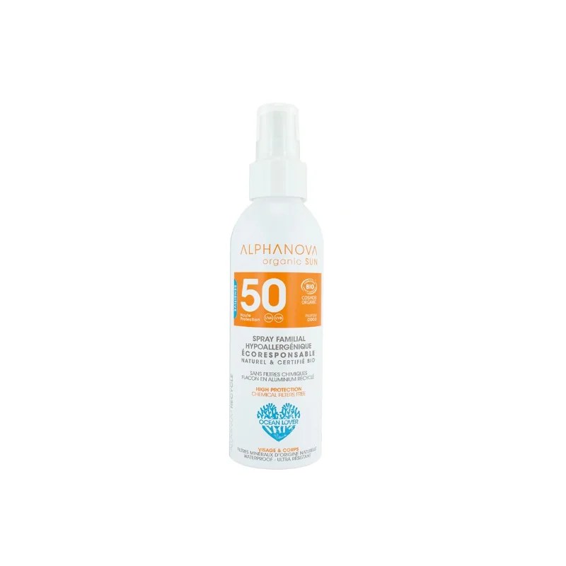 alphanova ALPHANOVA Spray solaire familial certifié bio 150g