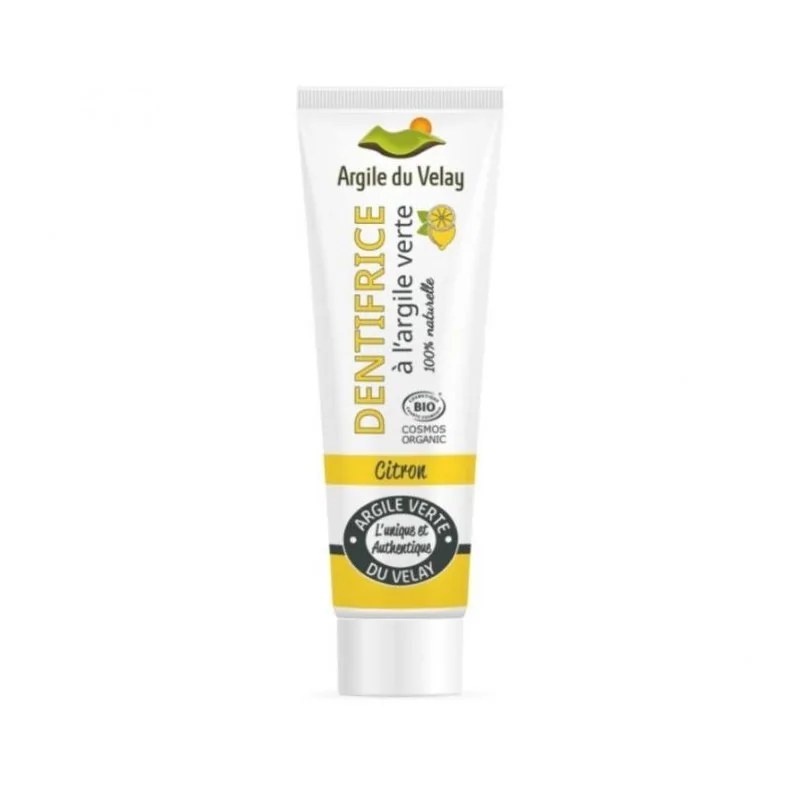 Argile du Velay Argile du Velay DENTIFRICE ARGILE VERTE CITRON 75ML