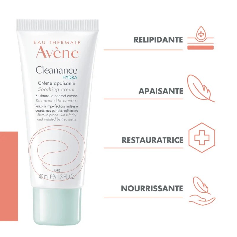 AVENE AVENE CLEANANCE HYDRA CRÉME APAISANTE 40 ML — vue 2