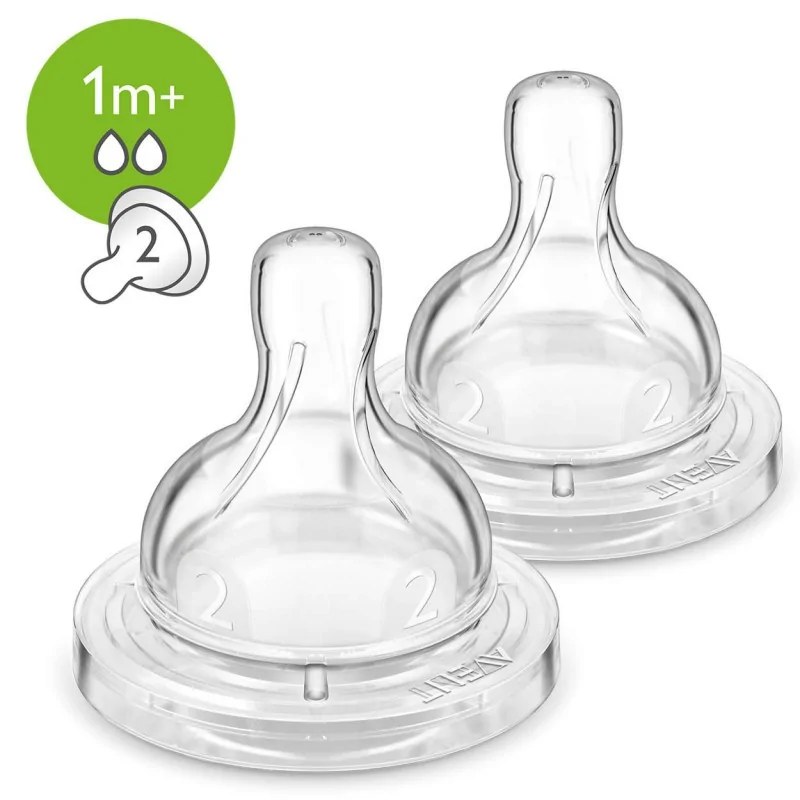 AVENT AVENT 2 TETINES- 1M+ / 2T - SCF632/27