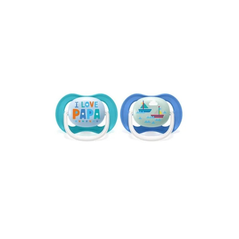AVENT AVENT SUCETTE ULTRA AIR HAPPY 6-18 MOIS SCF080/03
