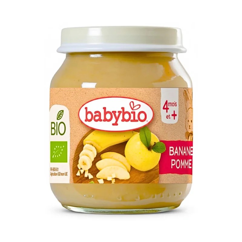 BABYBIO Babybio Petit Pot Banane Pomme 130g