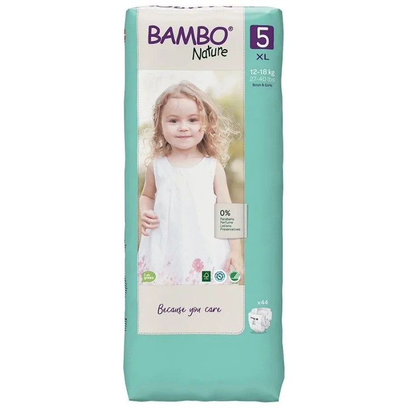 BAMBO NATURE BAMBO NATURE COUCHES 5, 12-18KG 44 u