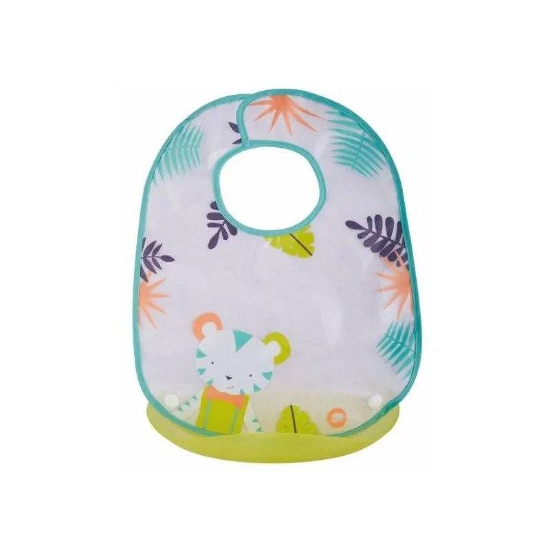 Bébé Confort BÉBÉ CONFORT BAVOIR TEXTILE AVEC RAMASSE-MIETTES - JUNGLE VIBES