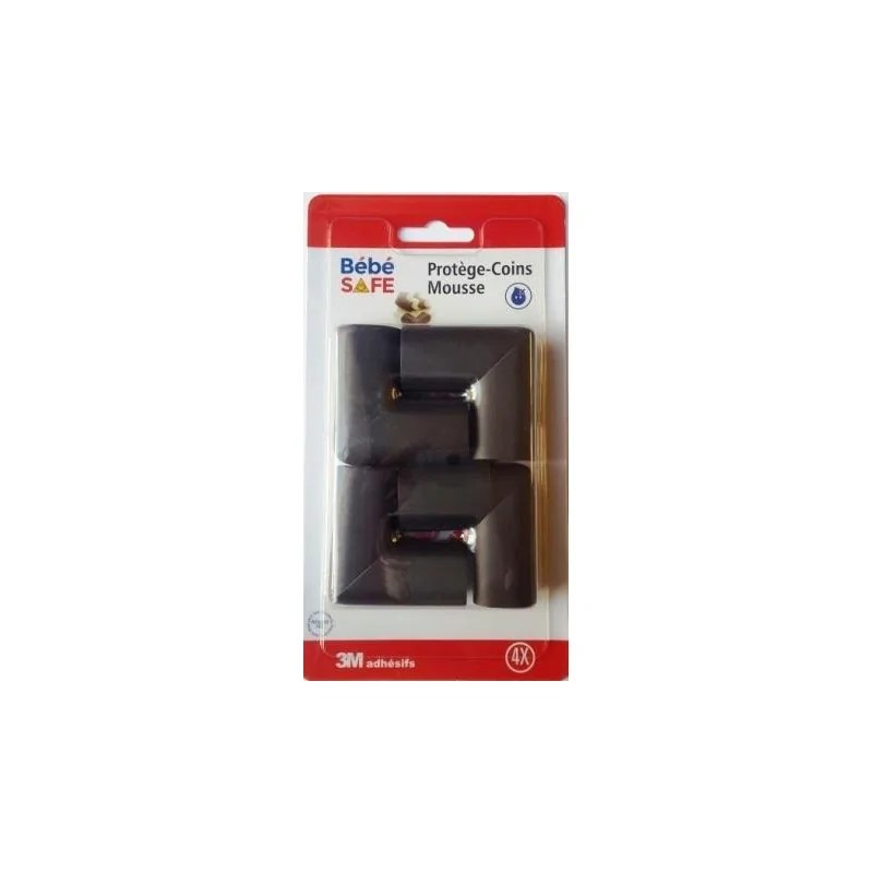 Bébé Safe Bebe Safe PROTEGE COINS MOUSSE MARRON ( 4pcs) - 90009252M