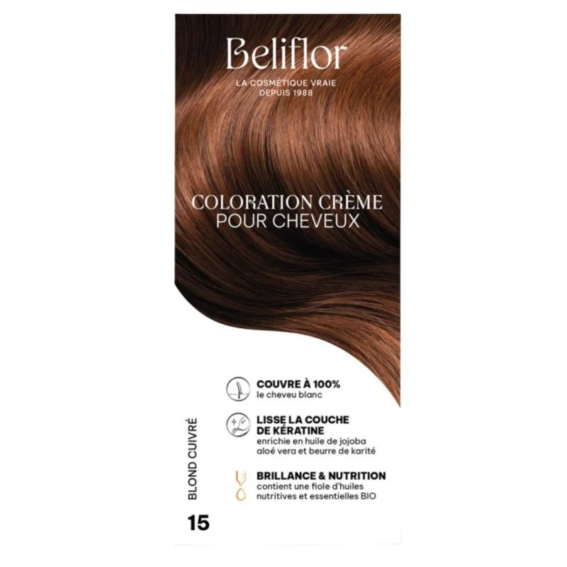 Beliflor Beliflor UNIDOSE N° 15 BLOND CUIVRE 120ml