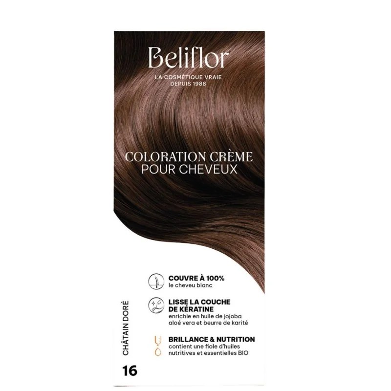 Beliflor Beliflor UNIDOSE N° 16 CHATAIN DORE 120ml