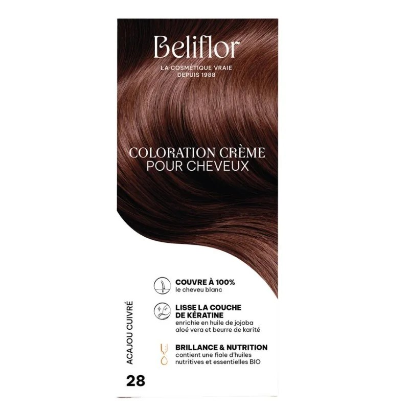 Beliflor Beliflor UNIDOSE N° 28 ACAJOU CUIVRE 120ml