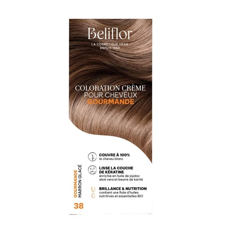 Beliflor Beliflor UNIDOSE N° 38 COULEUR GOURMANDE MARRON GLACE 120ml
