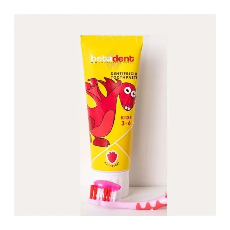 BETADENT BETADENT DENTIFRICE KIDS 3-6 ANS GOUT FRAMBOISE 75 ML