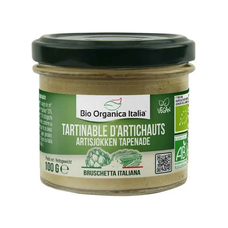 BIO ORGANICA BIO ORGANICA TARTINABLE D'ARTICHAUT 140G