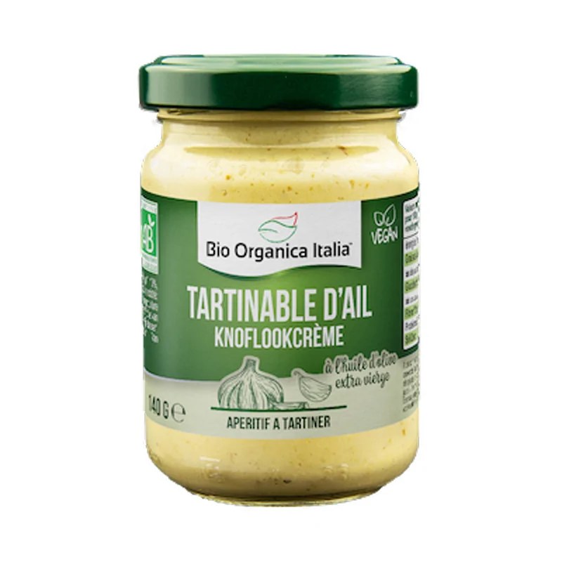 BIO ORGANICA BIO ORGANICA TARTINADE À L'AIL DEMETER 140G