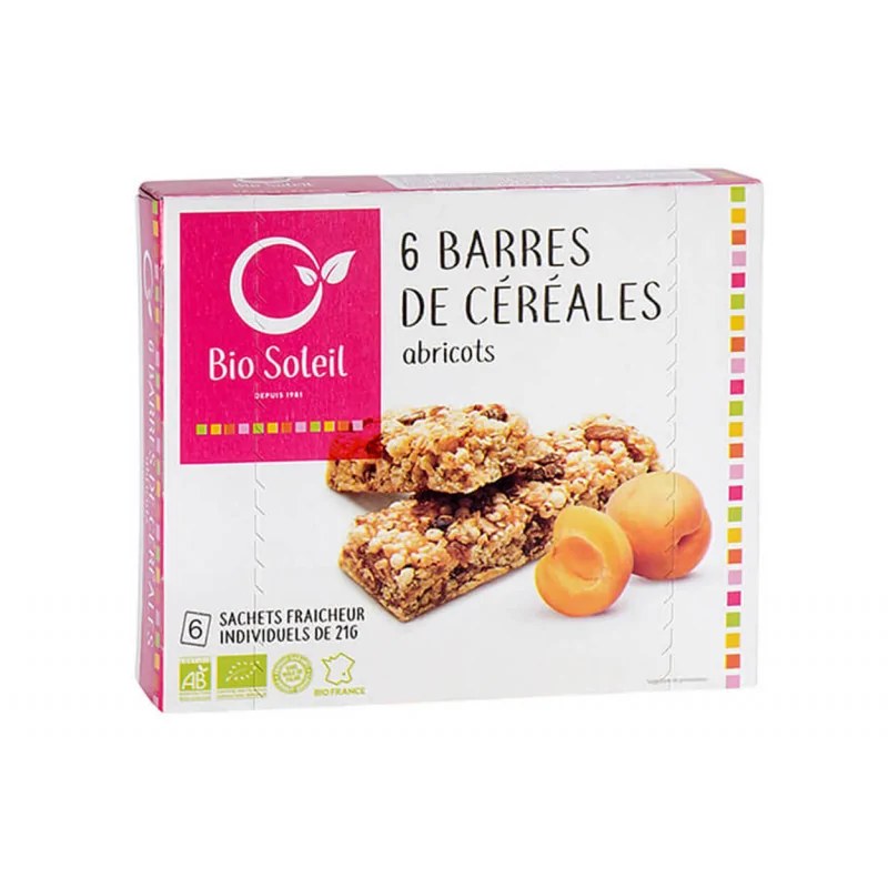 BIO SOLEIL BIO SOLEIL BARRES CEREALES ABRICOT 125G