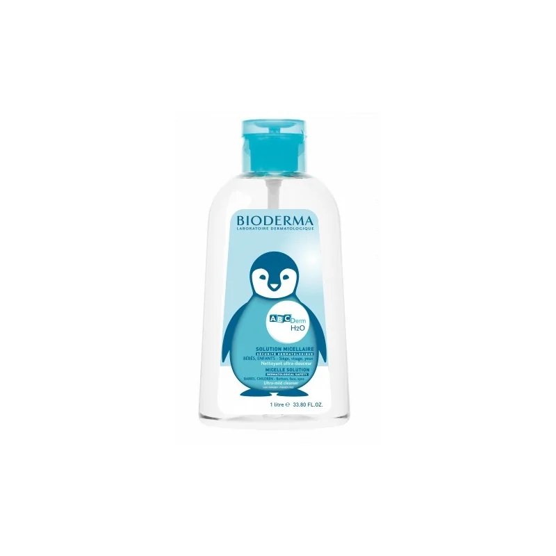 BIODERMA Bioderma Abcderm h2o 1L pompe inverse