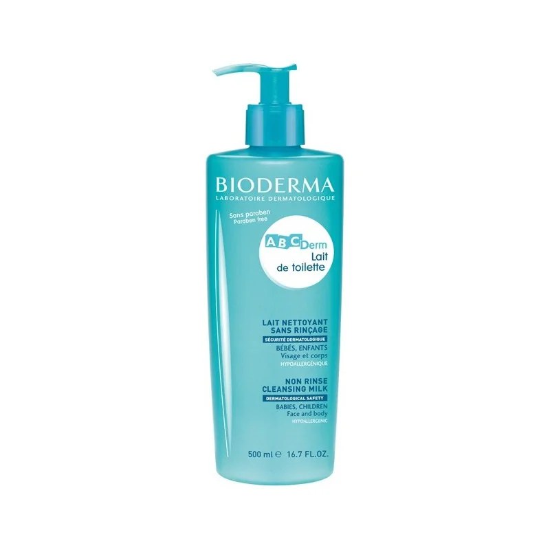 BIODERMA BIODERMA ABCDERM LAIT DE TOILETTE SANS RINÇAGE 500 ML