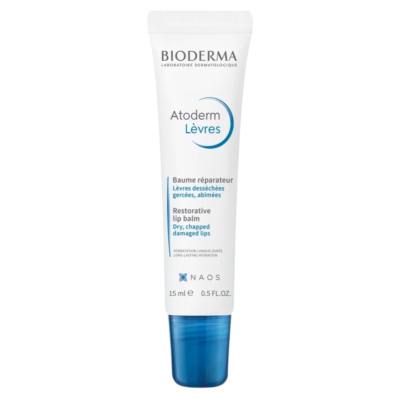 BIODERMA BIODERMA ATODERM BAUME LEVRES 15ml Nourrit Et Apaise Les Lèvres Gercées