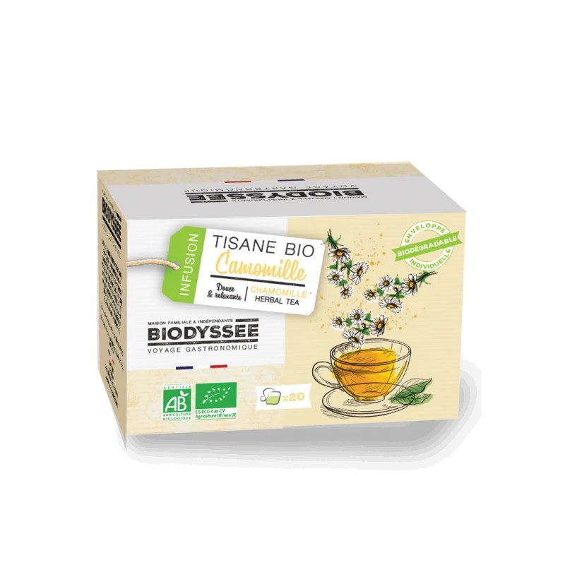 BIODYSSEE BIODYSSE TISANE CAMOMILLE 20x1,5G