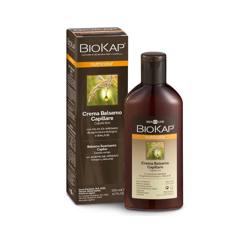 Biokap Biokap Crème Balsamo  Baume capillaire à l’Argan  200 ml
