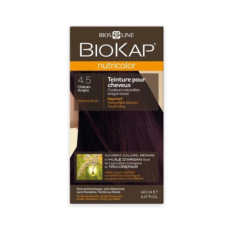 Biokap BIOKAP Nutricolor 4.5 Châtain acajou