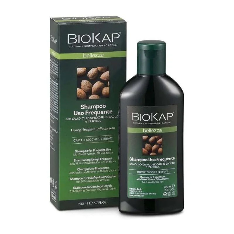 Biokap BIOKAP SHAMPOING USAGE FREQUENT A L'AMANDE DOUCE 200 ML