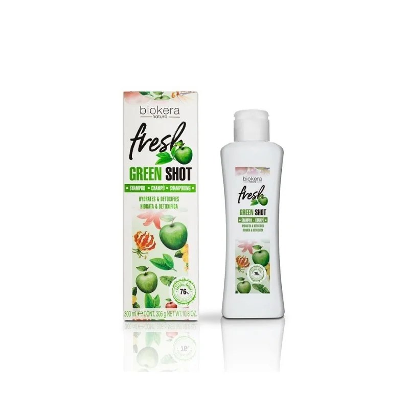 BIOKERA BIOKERA FRESH GREEN SHOT SHAMPOOING 300ML