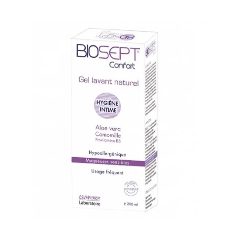 Biosept  BIOSEPT 7.5 GEL NETTOYANT TRAITANT EXTRA-DOUX À L’ALOE VERA 200 ML