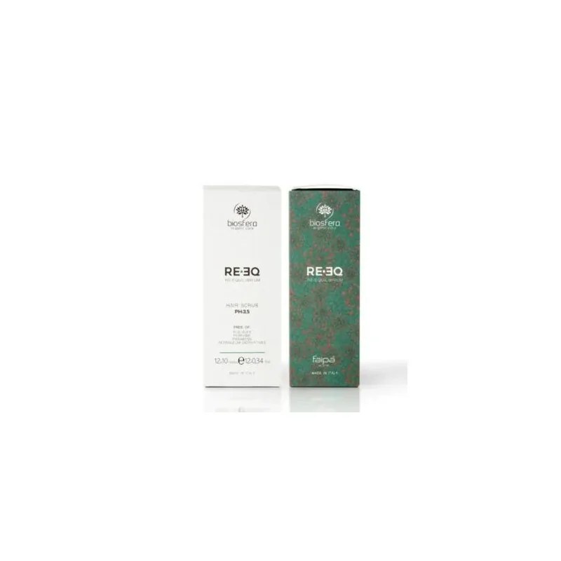 BIOSFERA  BIOSFERA RE.QE HAIR SCRUB Ph:3.5 12amp*10ml
