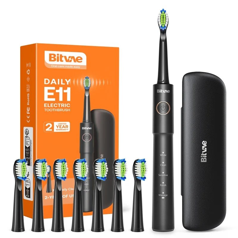 Bitvae Bitvae  BV E11 brosse à dents électrique 8 têtes