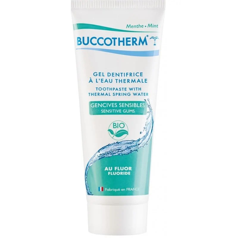 BUCCOTHERM  BUCCOTHERM Gel dentifrice Gencives Sensibles avec Fluor certifié BIO 75ml