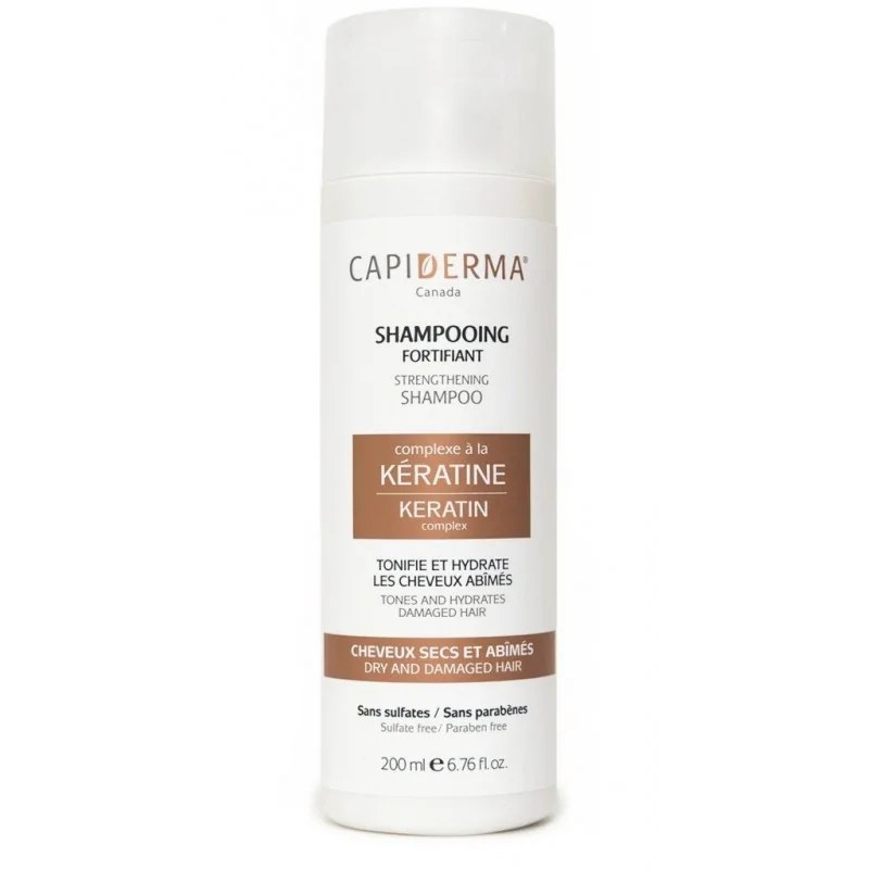 CAPIDERMA CAPIDERMA SHAMPOOING À LA KERATINE FORTIFIANT - CLARIFIANT 200 ML
