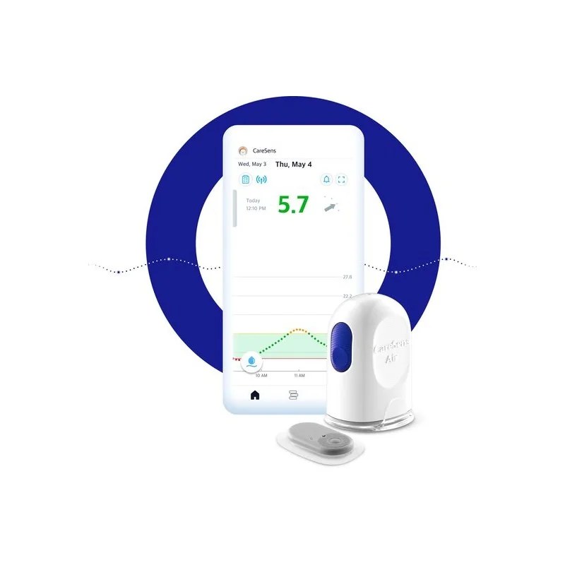 CARESENS 1 Capteur CARESENS Air-Mesure de glucose en continu