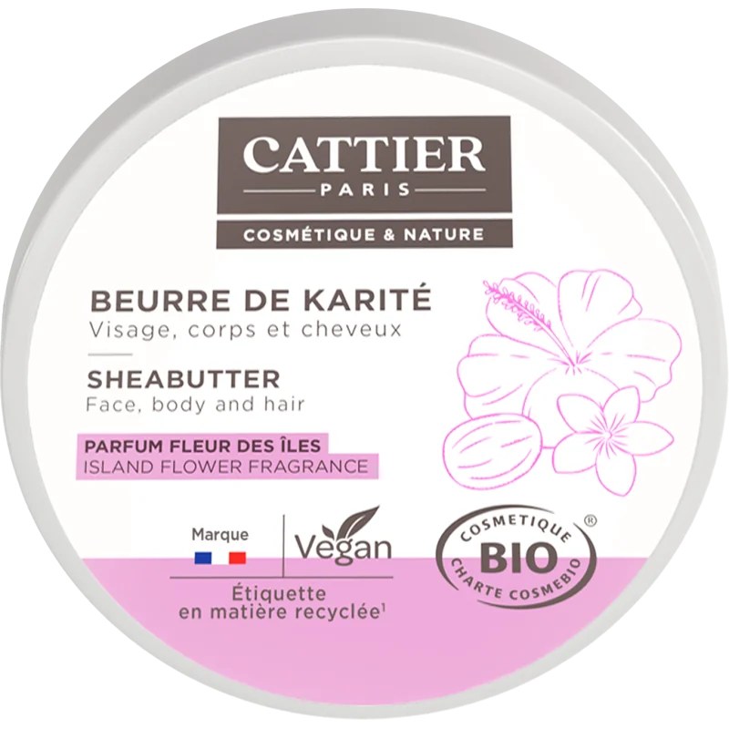 CATTIER Cattier BEURRE DE KARITE - FLEUR DES ILES 100g