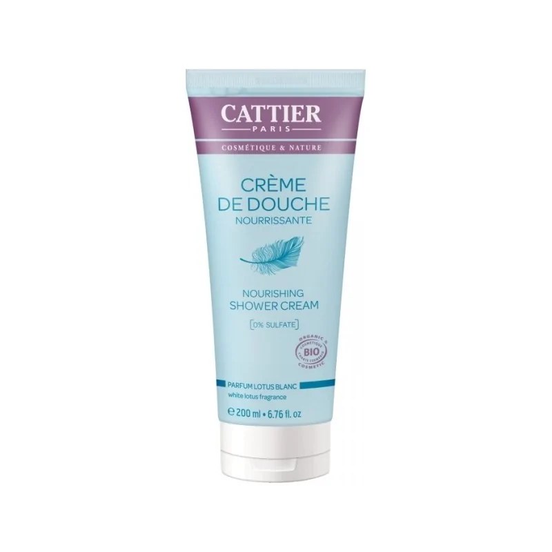 CATTIER Cattier CREME DE DOUCHE NOURRISSANTE- parfum LOTUS BLANC  200ml