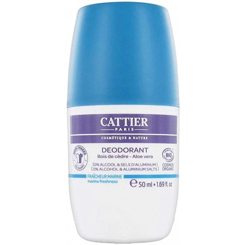 CATTIER CATTIER Déodorant Aloe vera fraîcheur marine bio 50ml