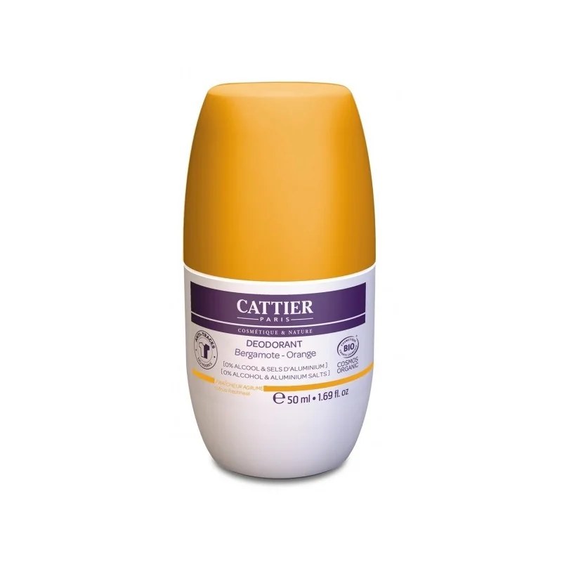 CATTIER Cattier Déodorant Roll-on Fraicheur Agrume 50ml