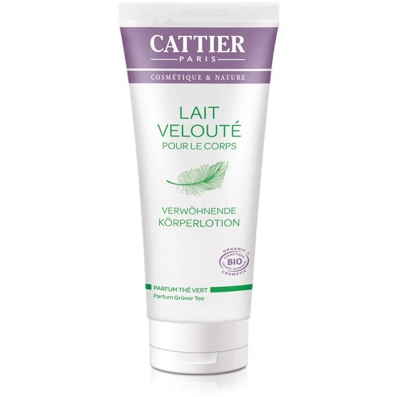 CATTIER Cattier LAIT VELOUTE POUR LE CORPS-parfum THE VERT  200ml