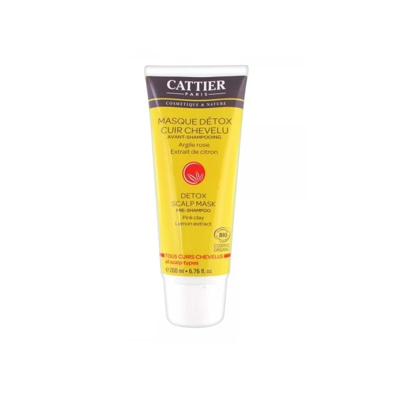 CATTIER Cattier MASQUE DÉTOX CUIR CHEVELU – AVANT-SHAMPOOING