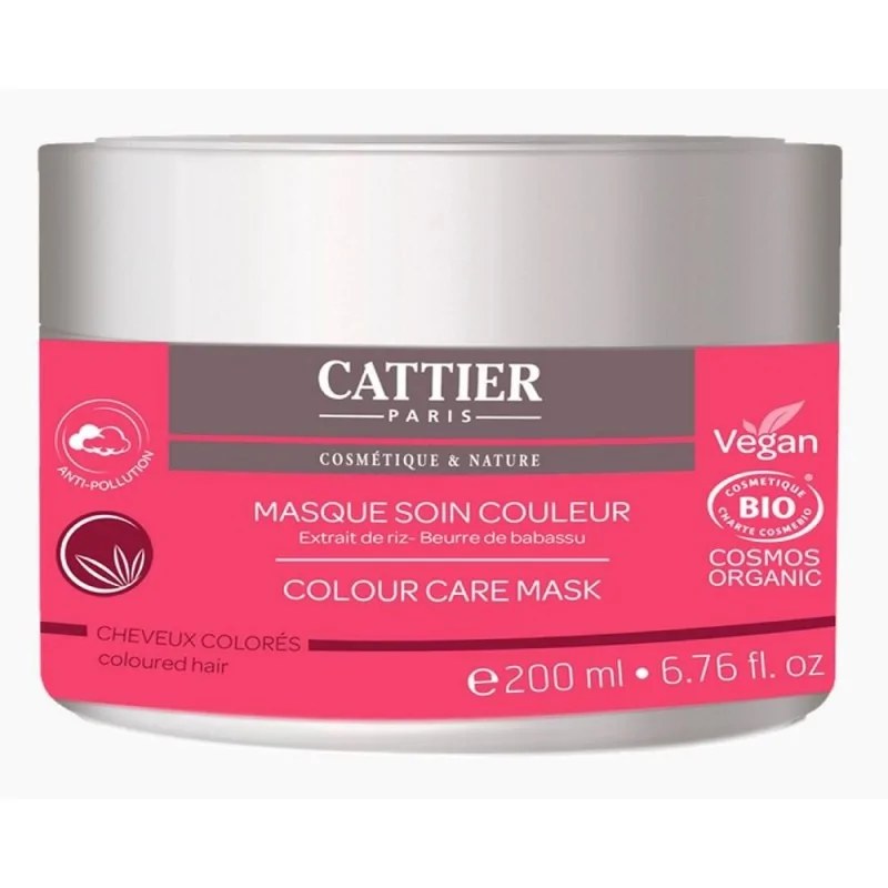 CATTIER CATTIER Masque soin couleur bio cheveux colorés 200ml