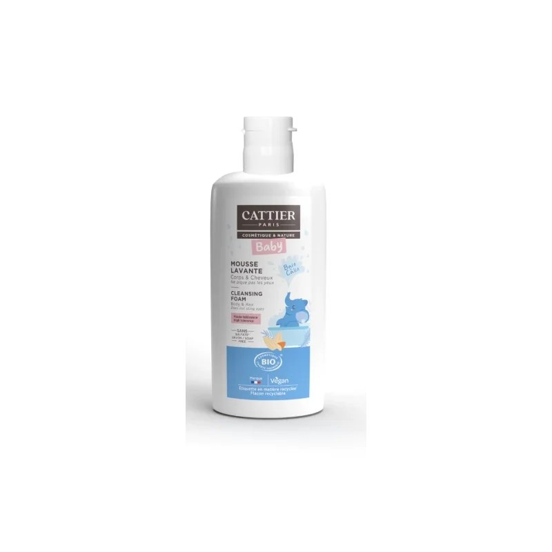 CATTIER Cattier  MOUSSE LAVANTE CHEVEUX / CORPS 150ml