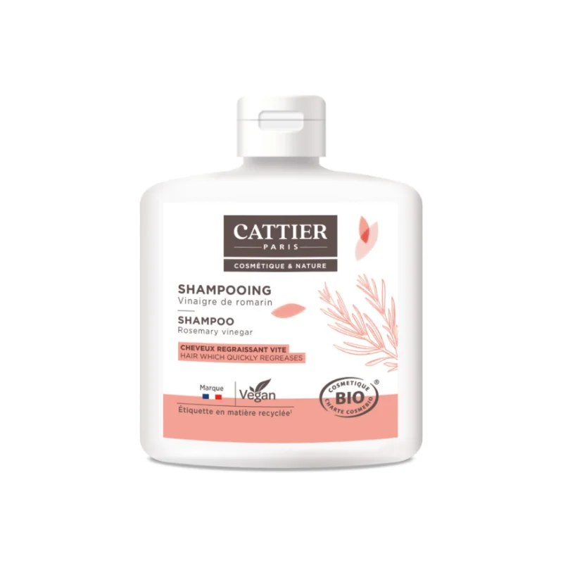 CATTIER cattier  SHAMPOOING AU VINAIGRE / ROMARIN CHEV GRAS