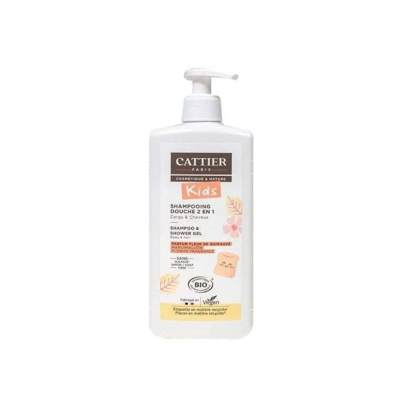 CATTIER CATTIER SHAMPOOING DOUCHE 2 EN 1 FLEUR DE GUIMAUVE