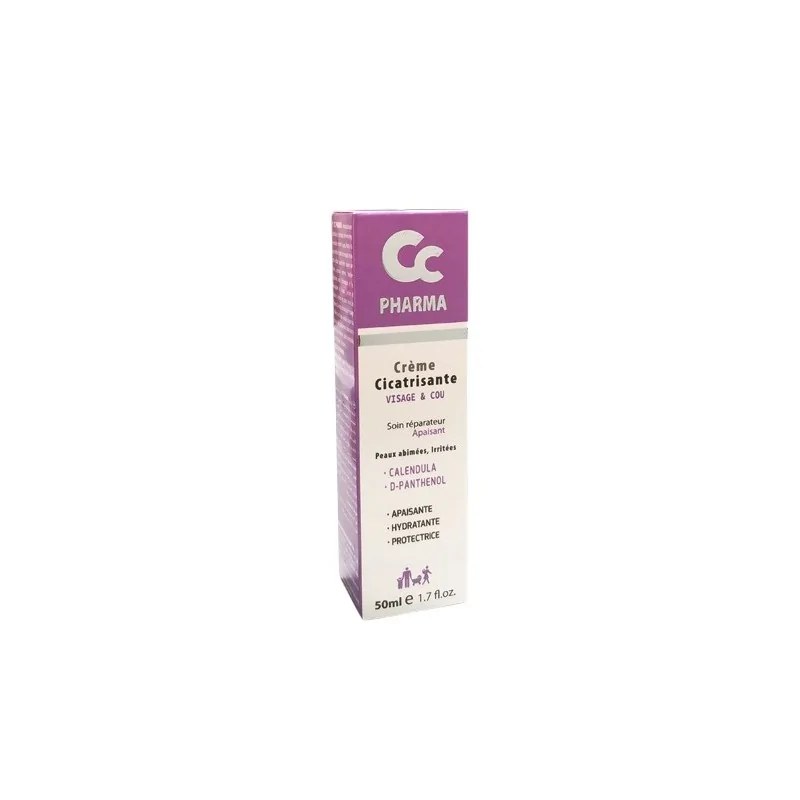 CC PHARMA CC PHARMA Crème Cicatrisante Visage et Cou 50ml