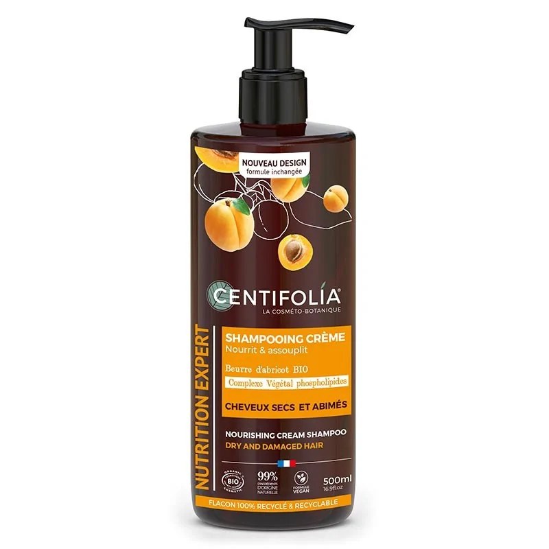 CENTIFOLIA CENTIFOLIA SHAMPOING CRÈME NUTRITION Cheveux Secs Et Abimes 500ml
